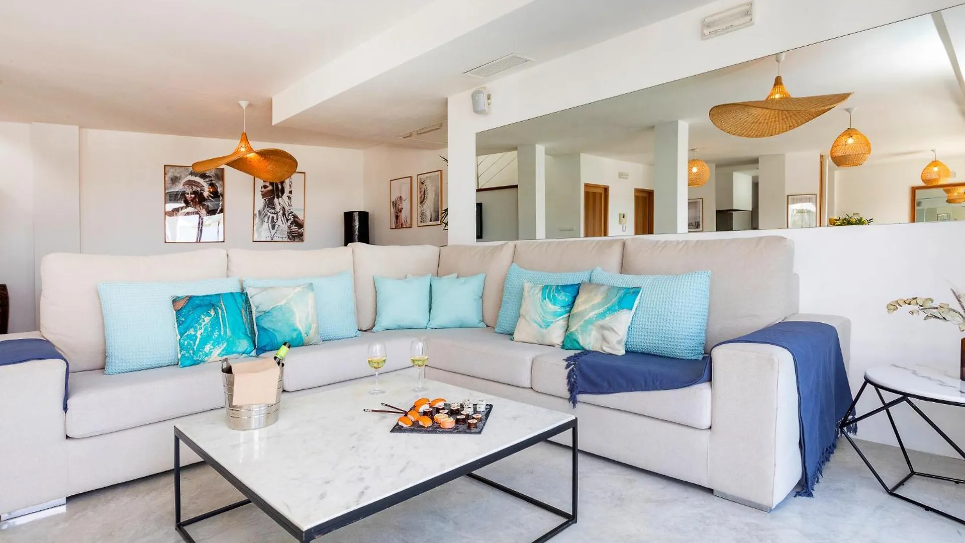 Villa In Cala Salada Sleeps 14 Сан-Антонио-Абад